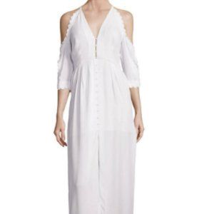 Cold Shoulder Button Down Dress